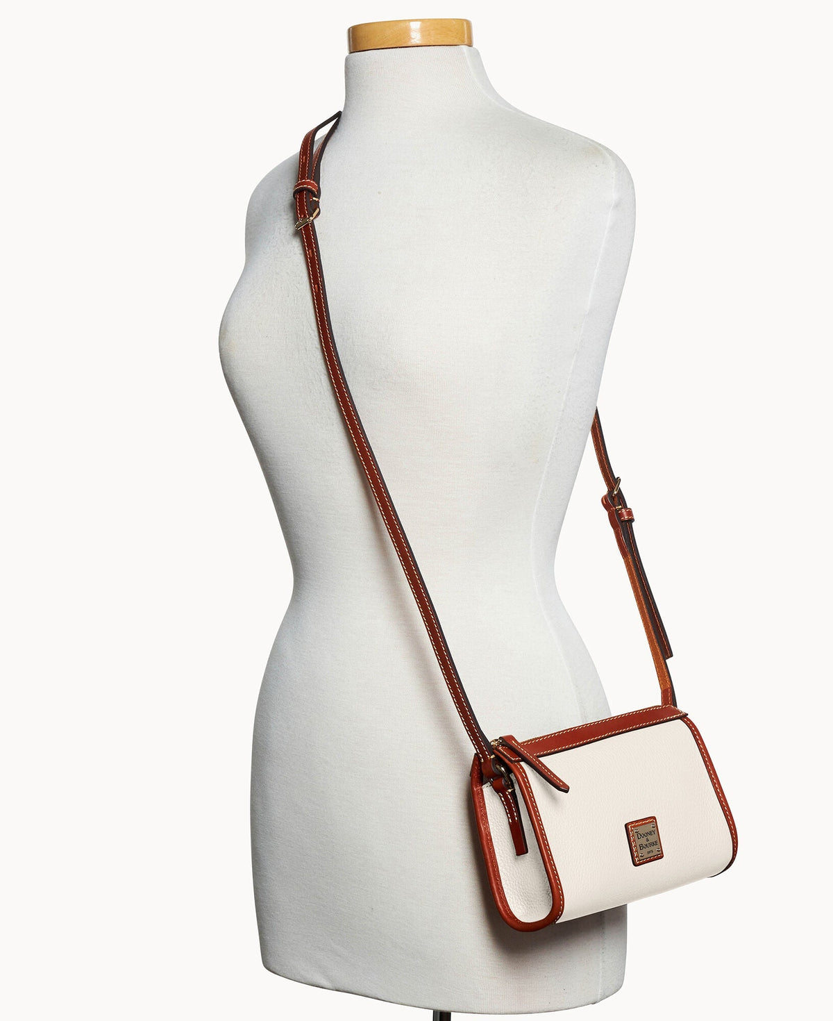Pebble Grain Small East West Crossbody