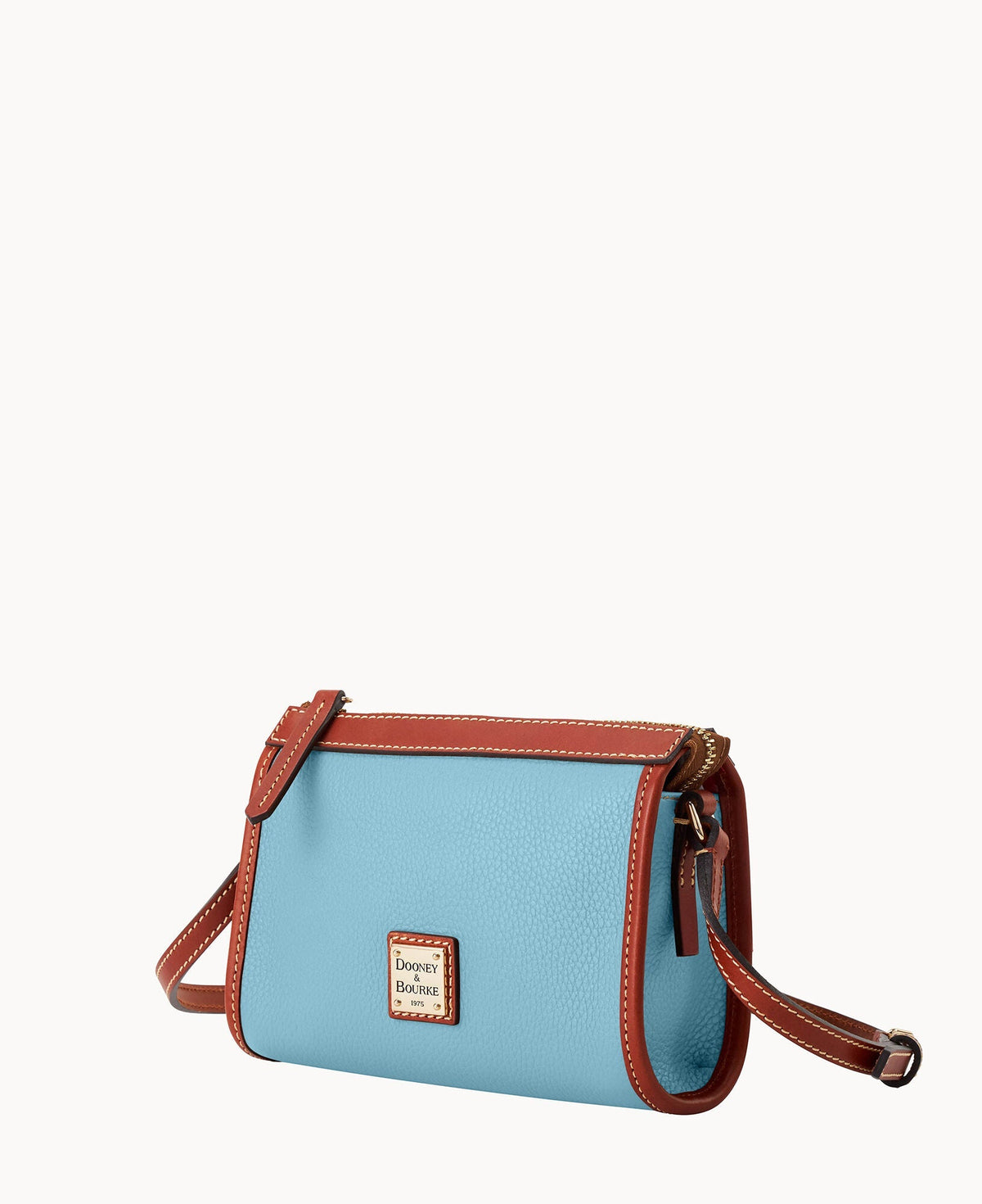 Pebble Grain Small East West Crossbody