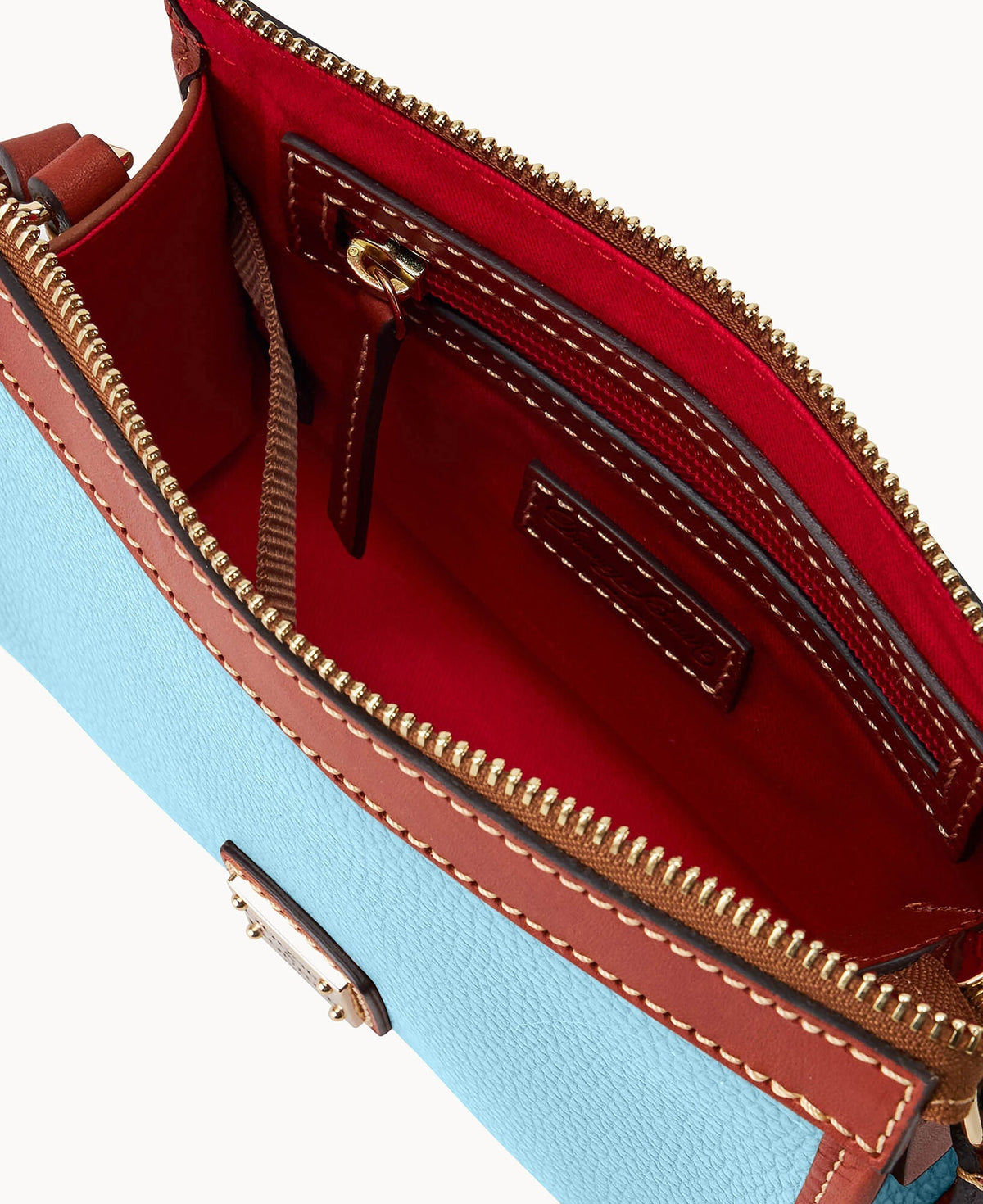 Pebble Grain Small East West Crossbody