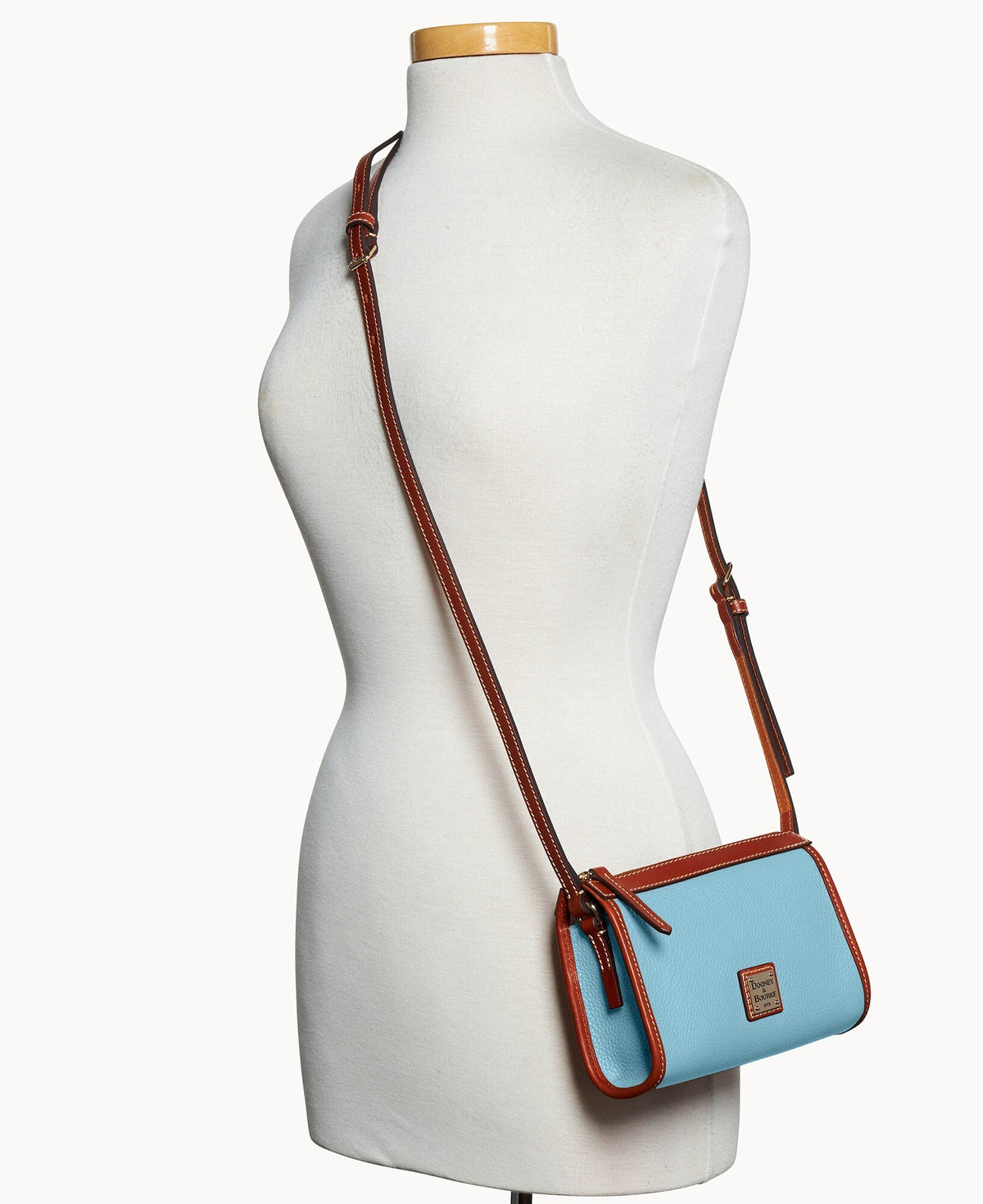 Pebble Grain Small East West Crossbody