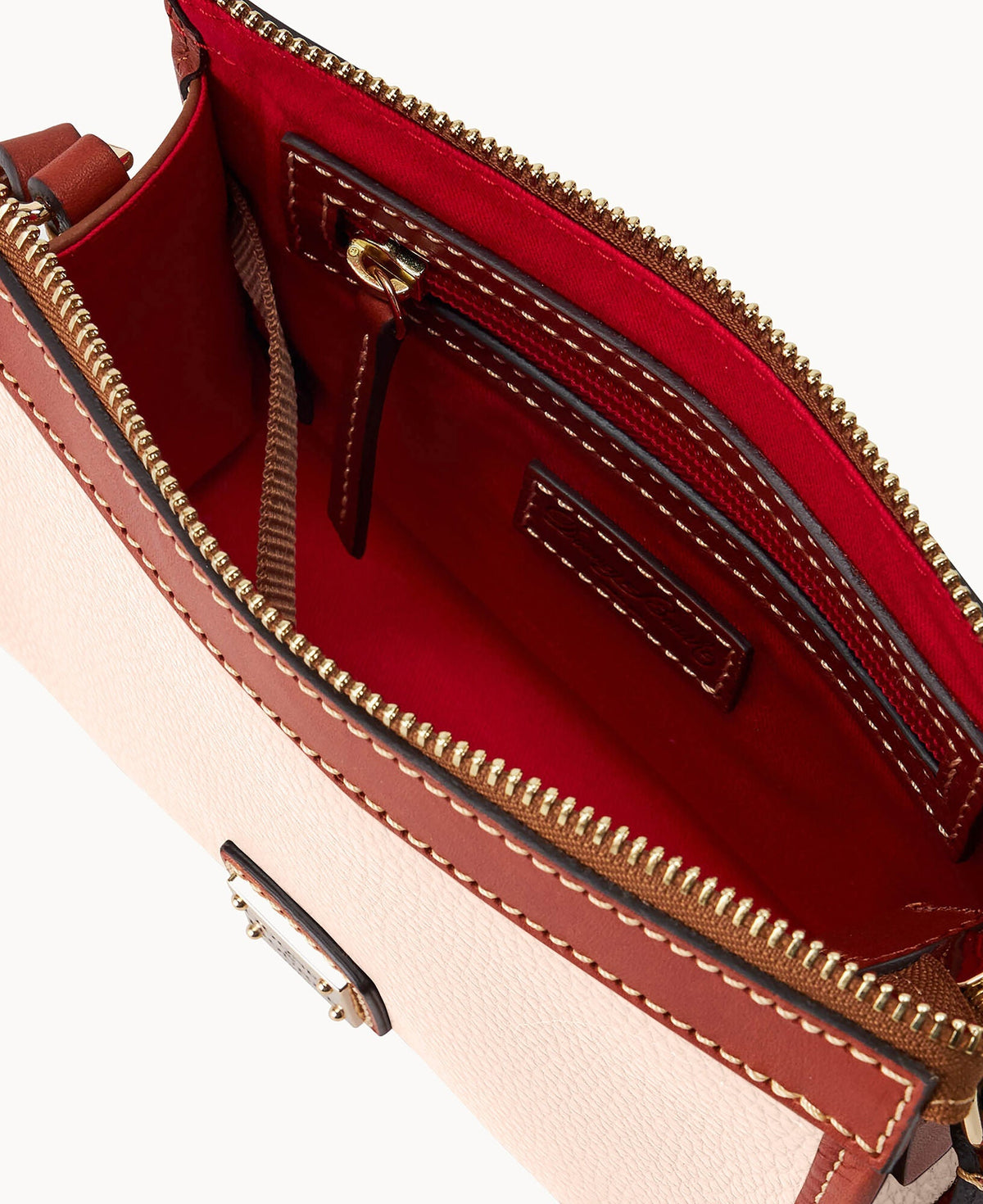 Pebble Grain Small East West Crossbody