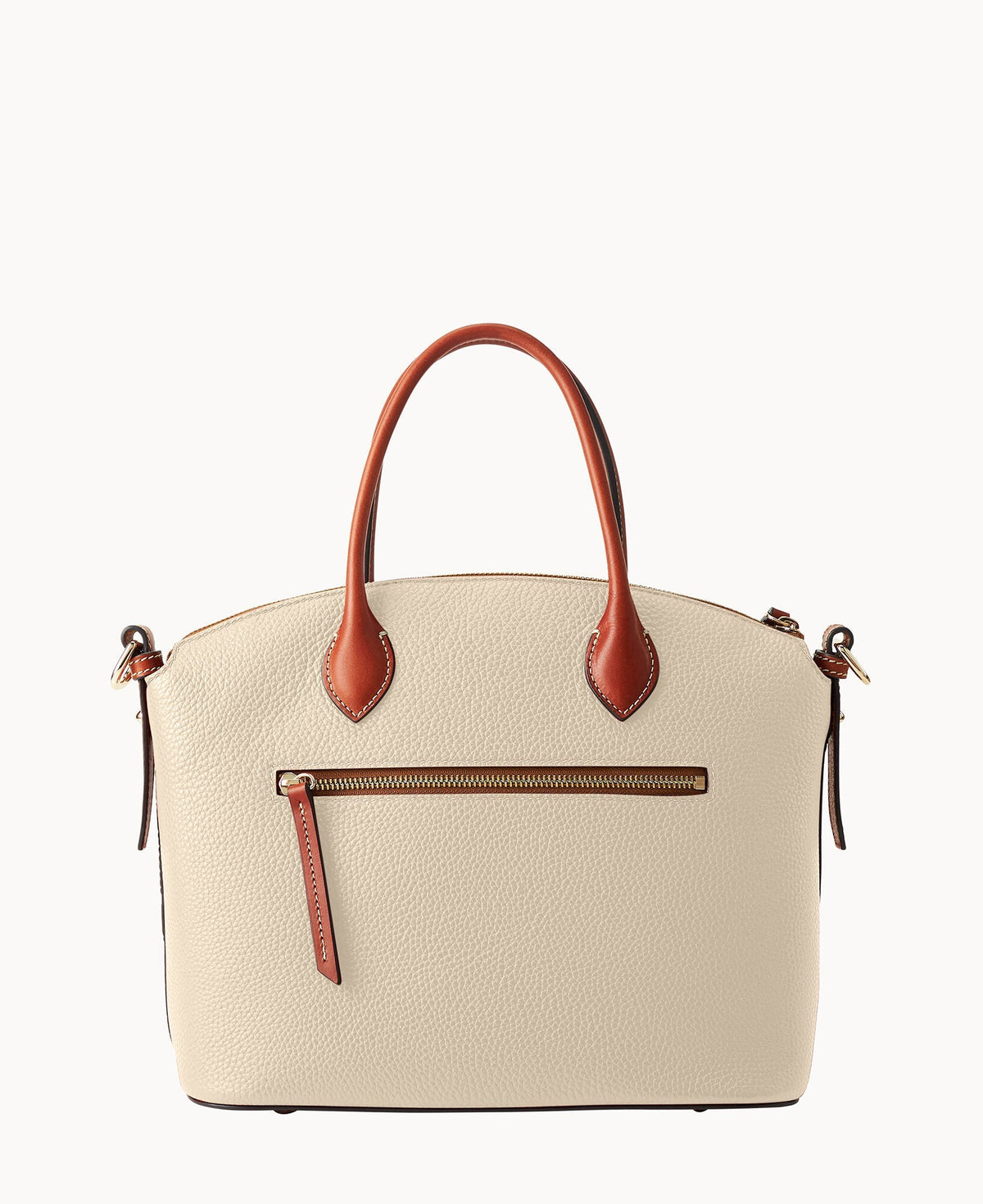 Pebble Grain Domed Satchel