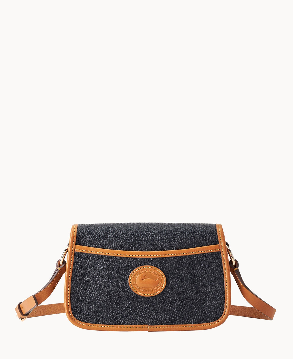 Pebble Grain Turnlock Crossbody 22