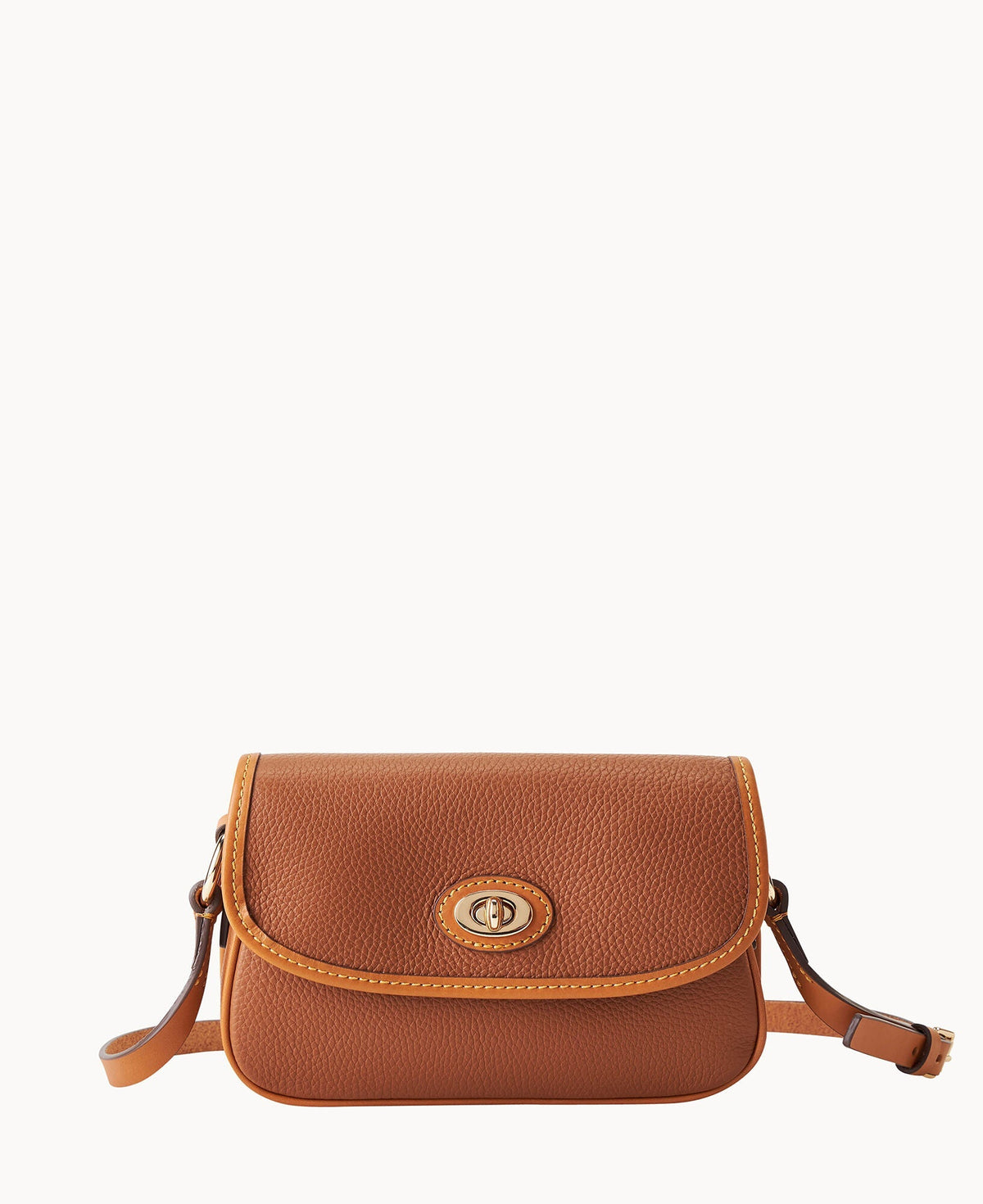 Pebble Grain Turnlock Crossbody 22
