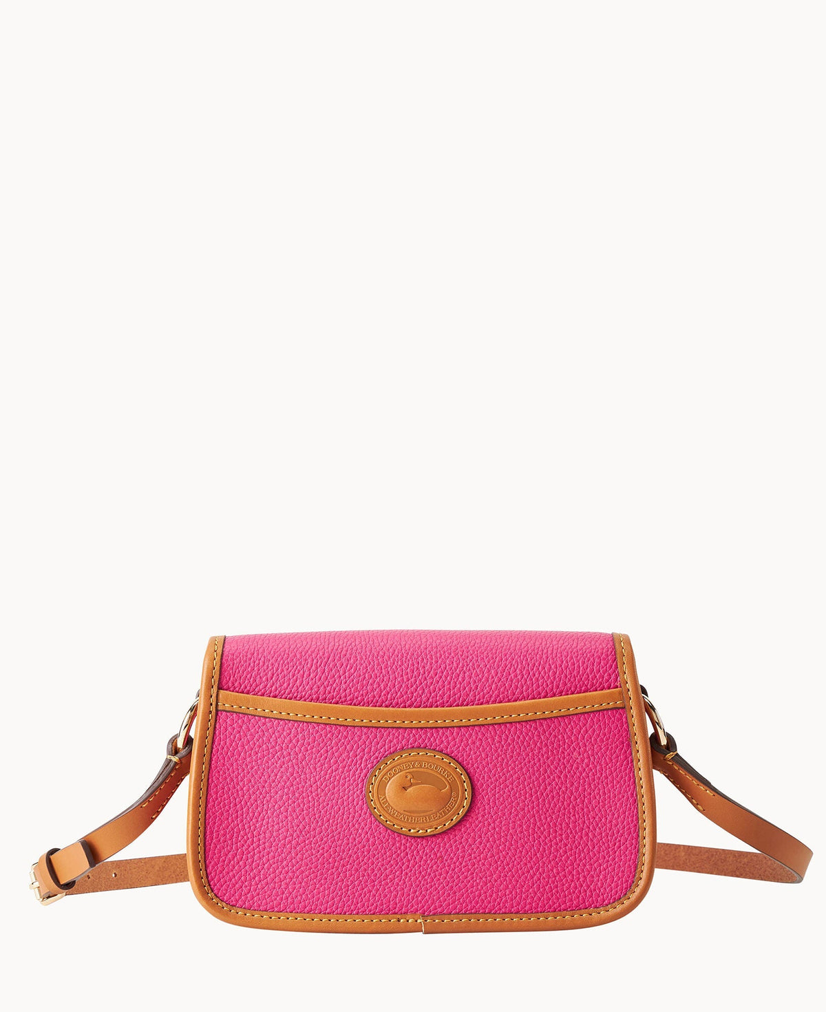 Pebble Grain Turnlock Crossbody 22