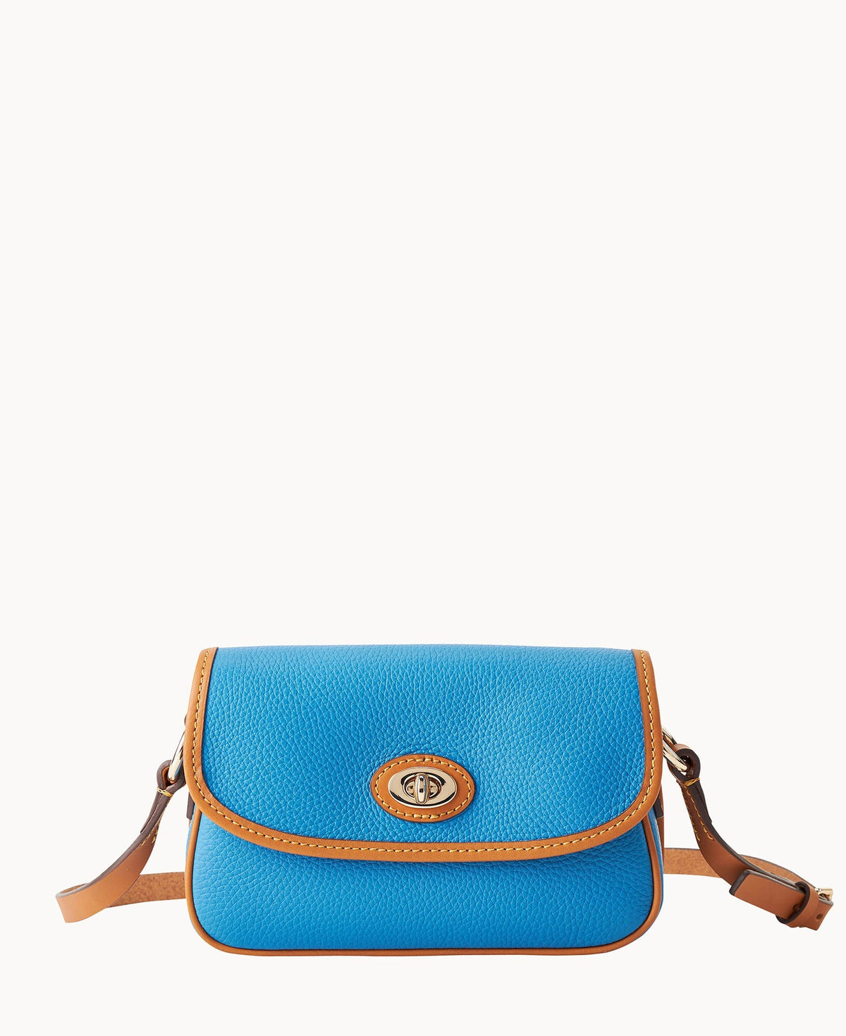 Pebble Grain Turnlock Crossbody 22