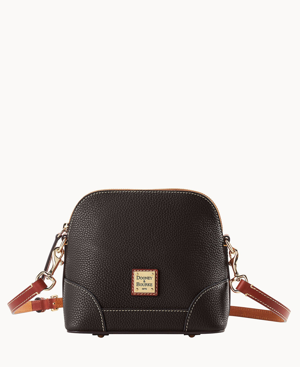 Pebble Grain Small Domed Crossbody