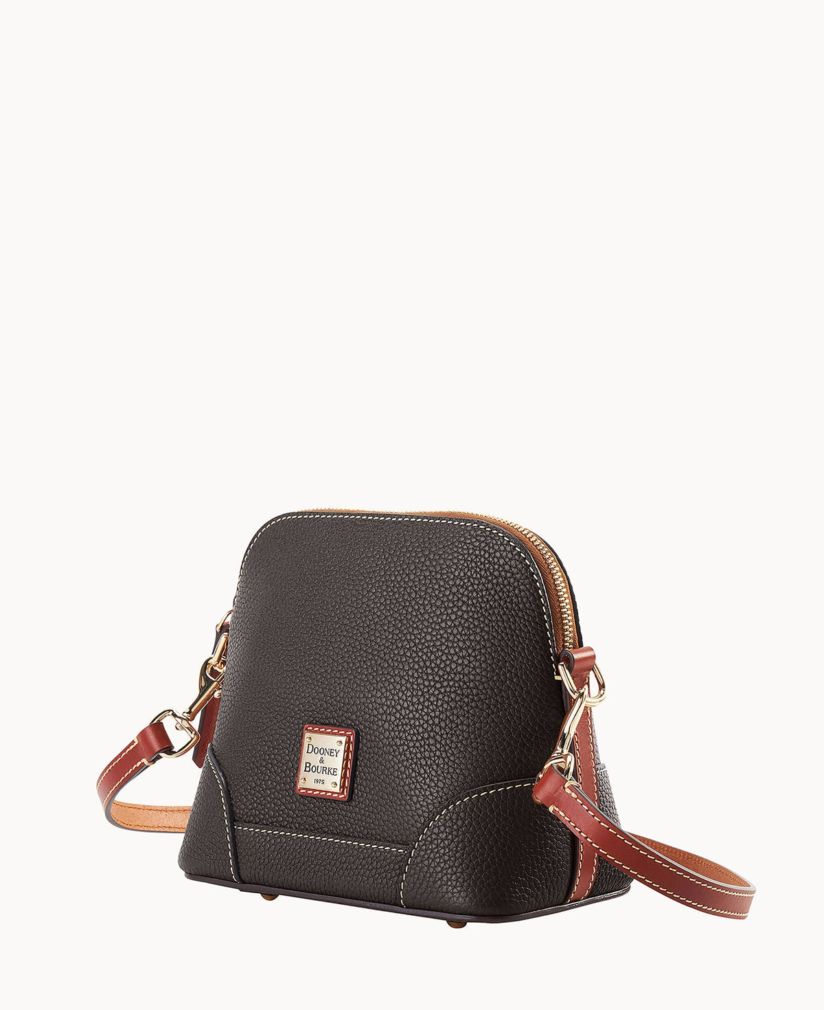 Pebble Grain Small Domed Crossbody