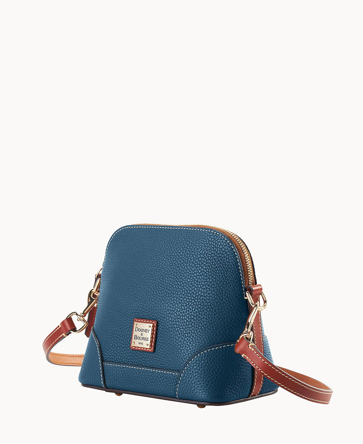 Pebble Grain Small Domed Crossbody