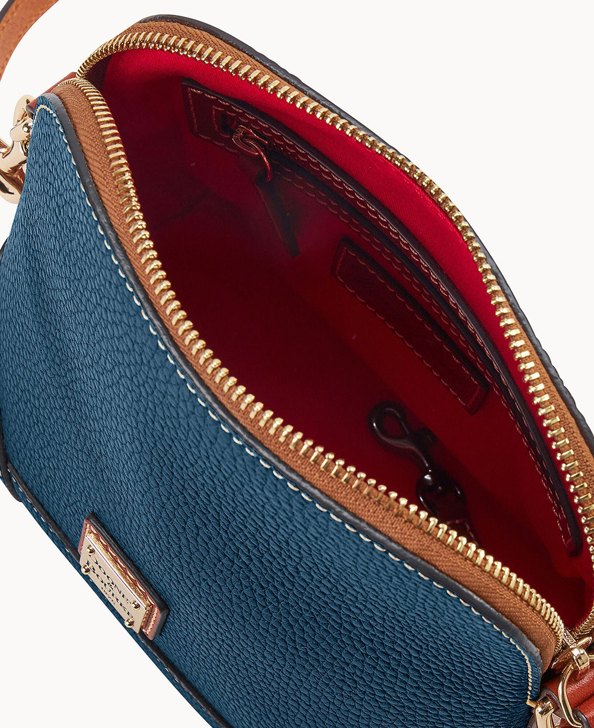 Pebble Grain Small Domed Crossbody