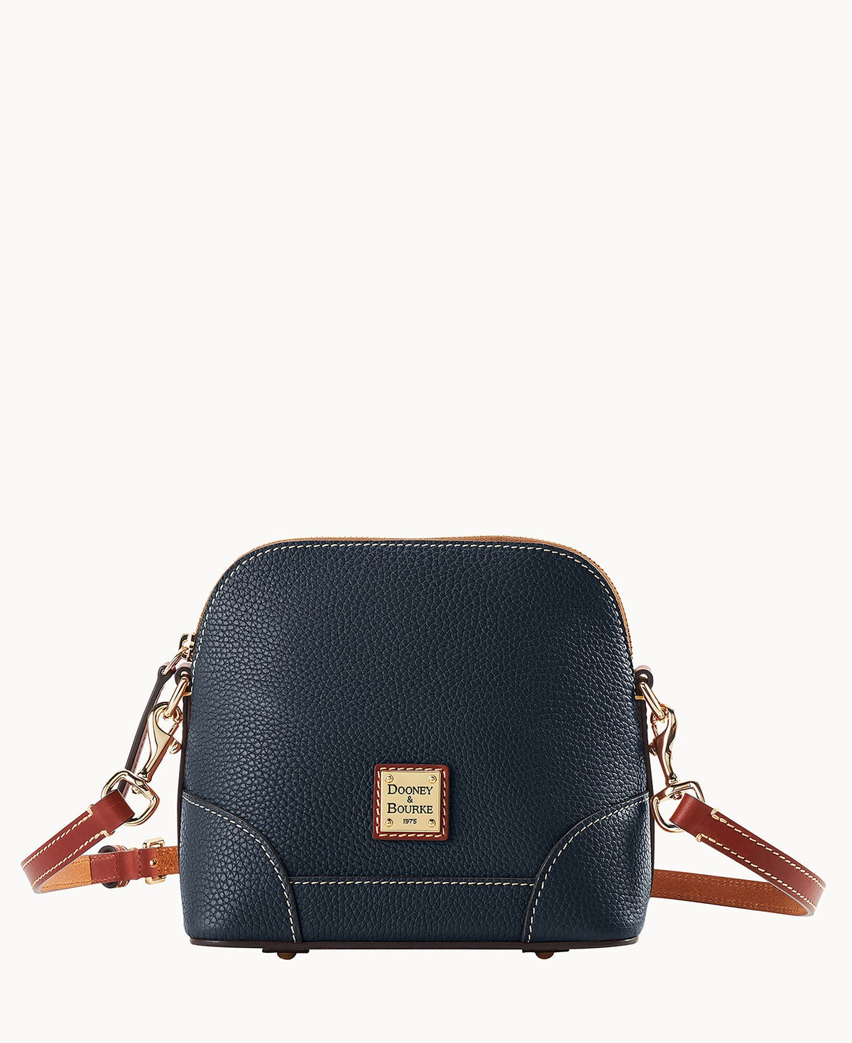 Pebble Grain Small Domed Crossbody