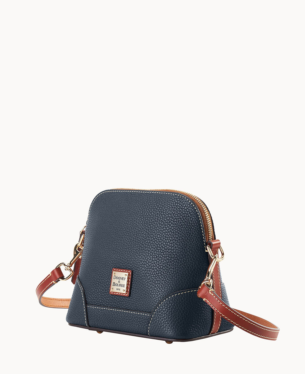 Pebble Grain Small Domed Crossbody