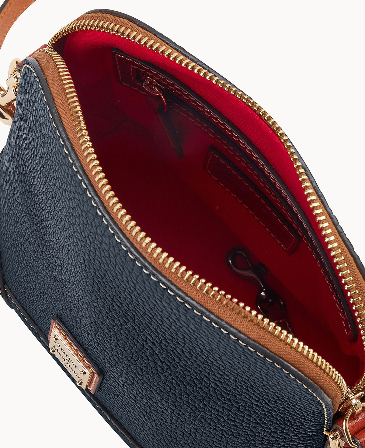 Pebble Grain Small Domed Crossbody
