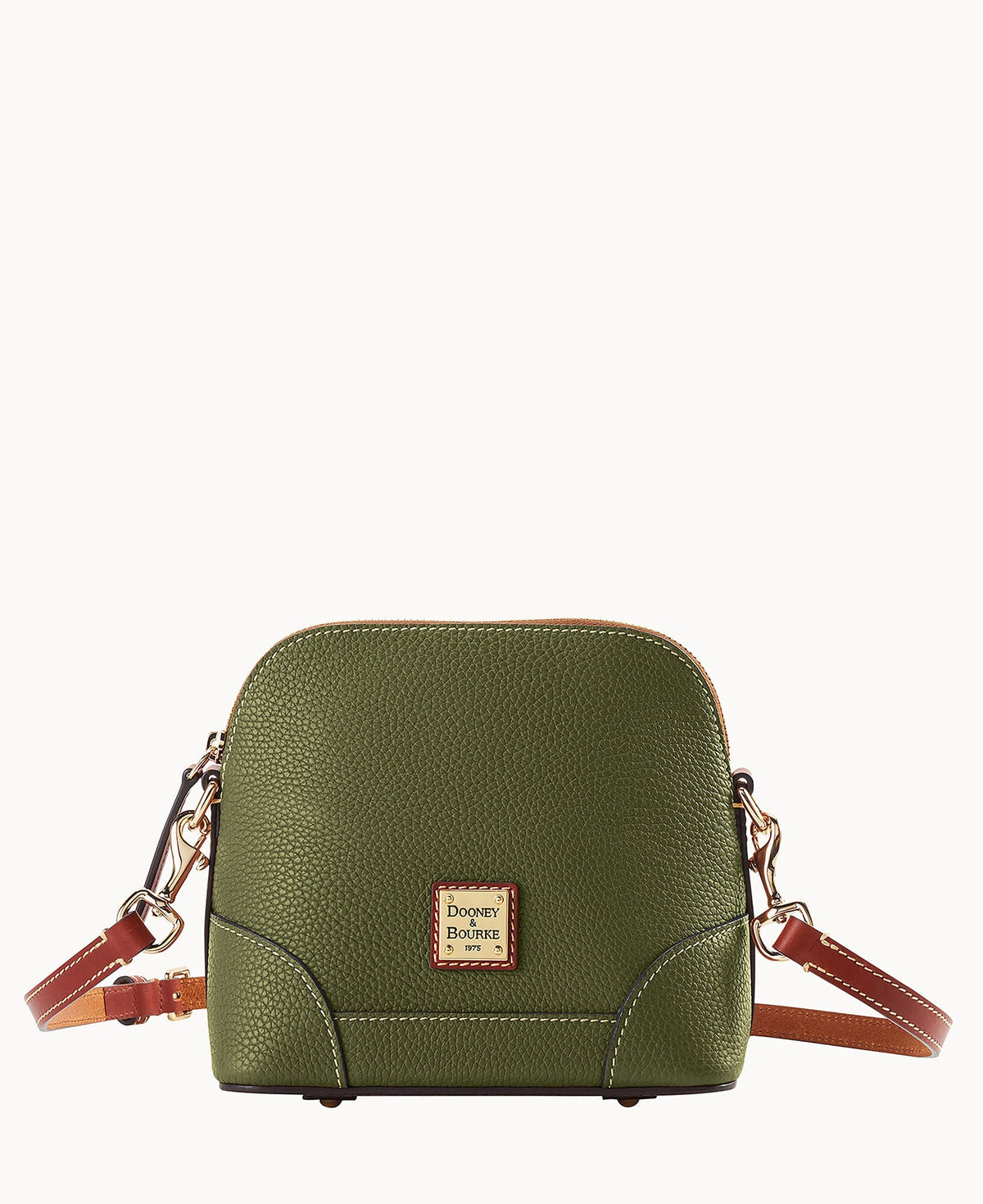 Pebble Grain Small Domed Crossbody