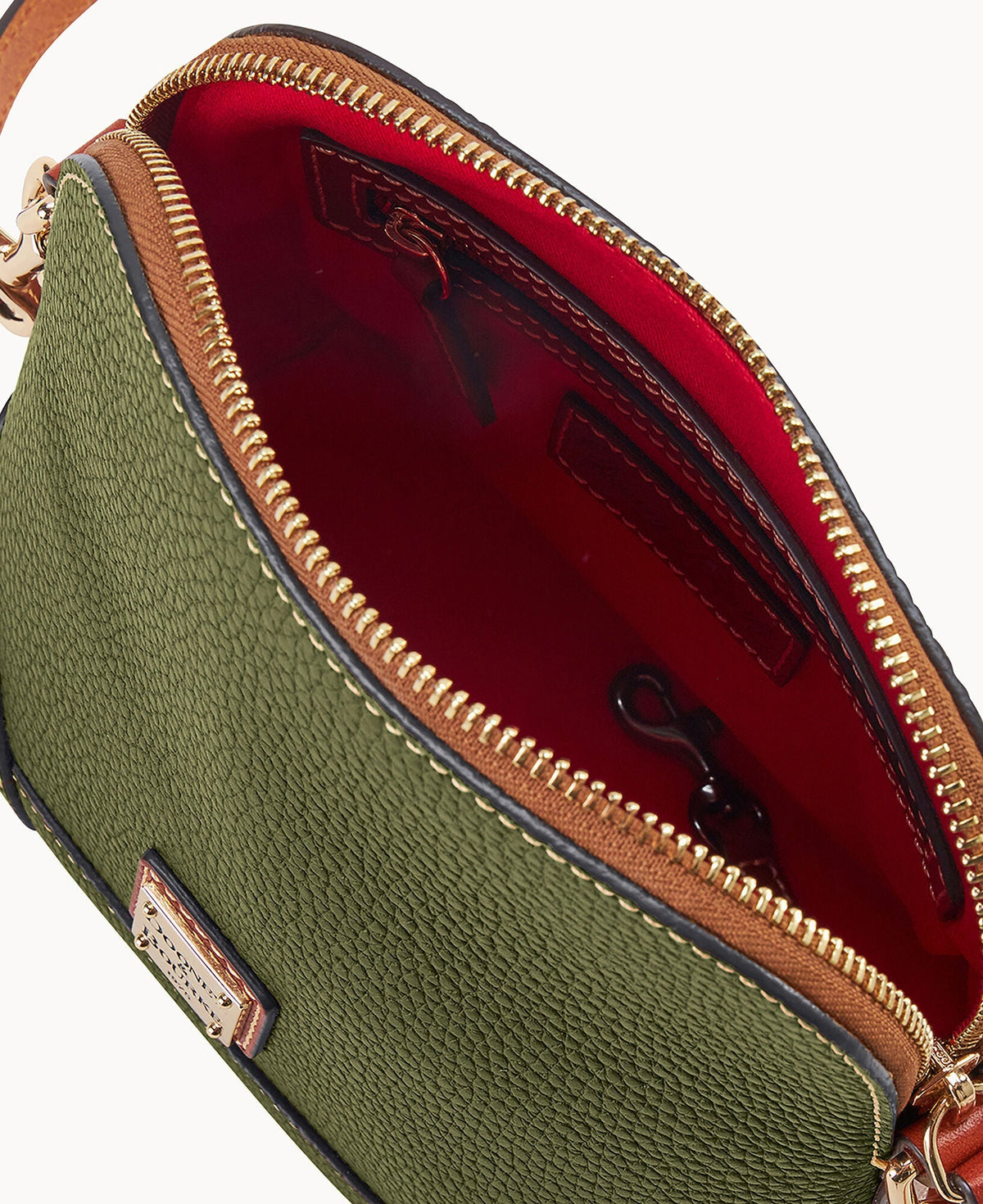 Pebble Grain Small Domed Crossbody