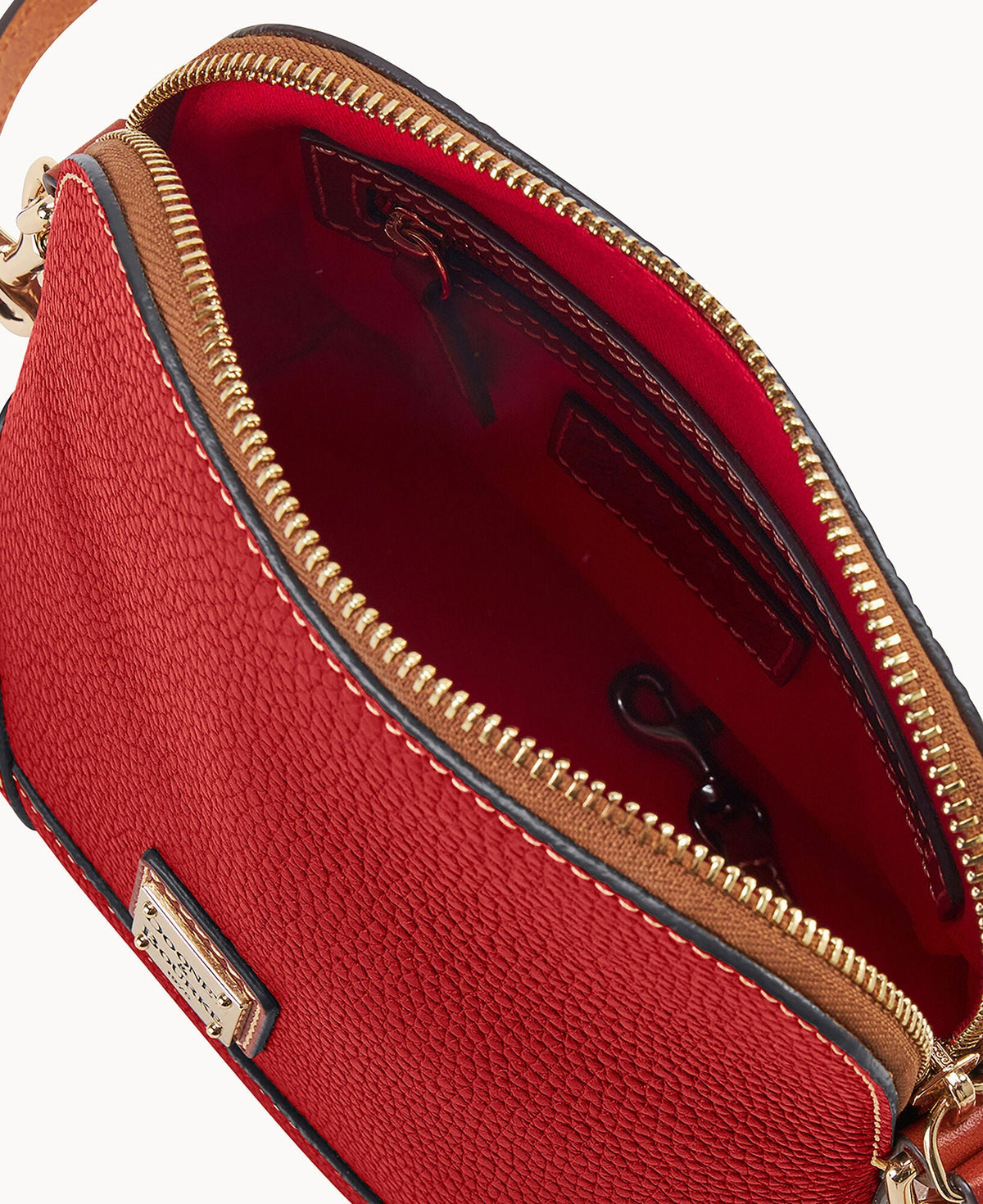 Pebble Grain Small Domed Crossbody