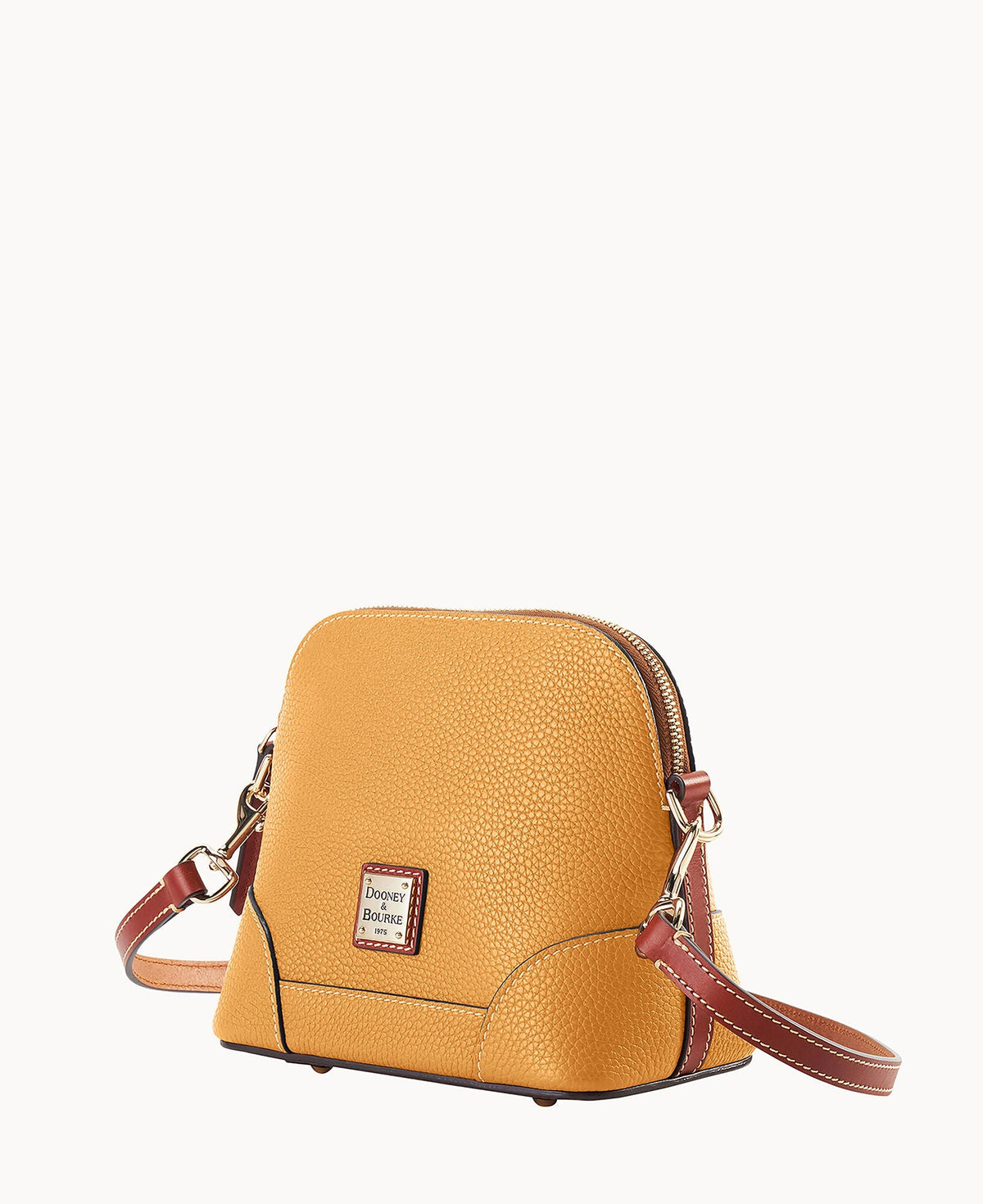 Pebble Grain Small Domed Crossbody
