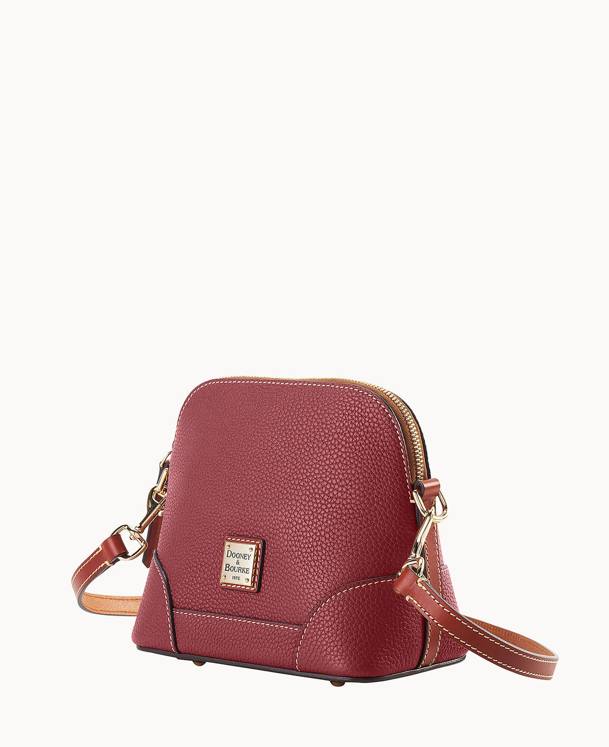 Pebble Grain Small Domed Crossbody