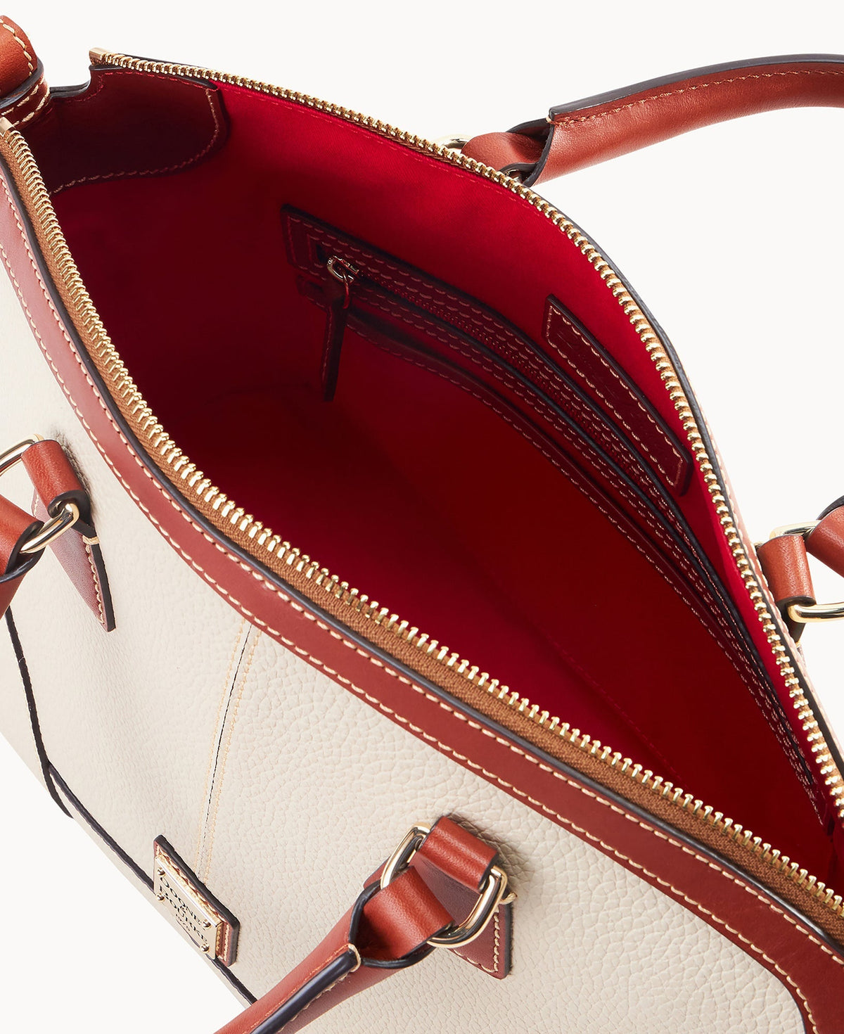 Pebble Grain Small Domed Satchel