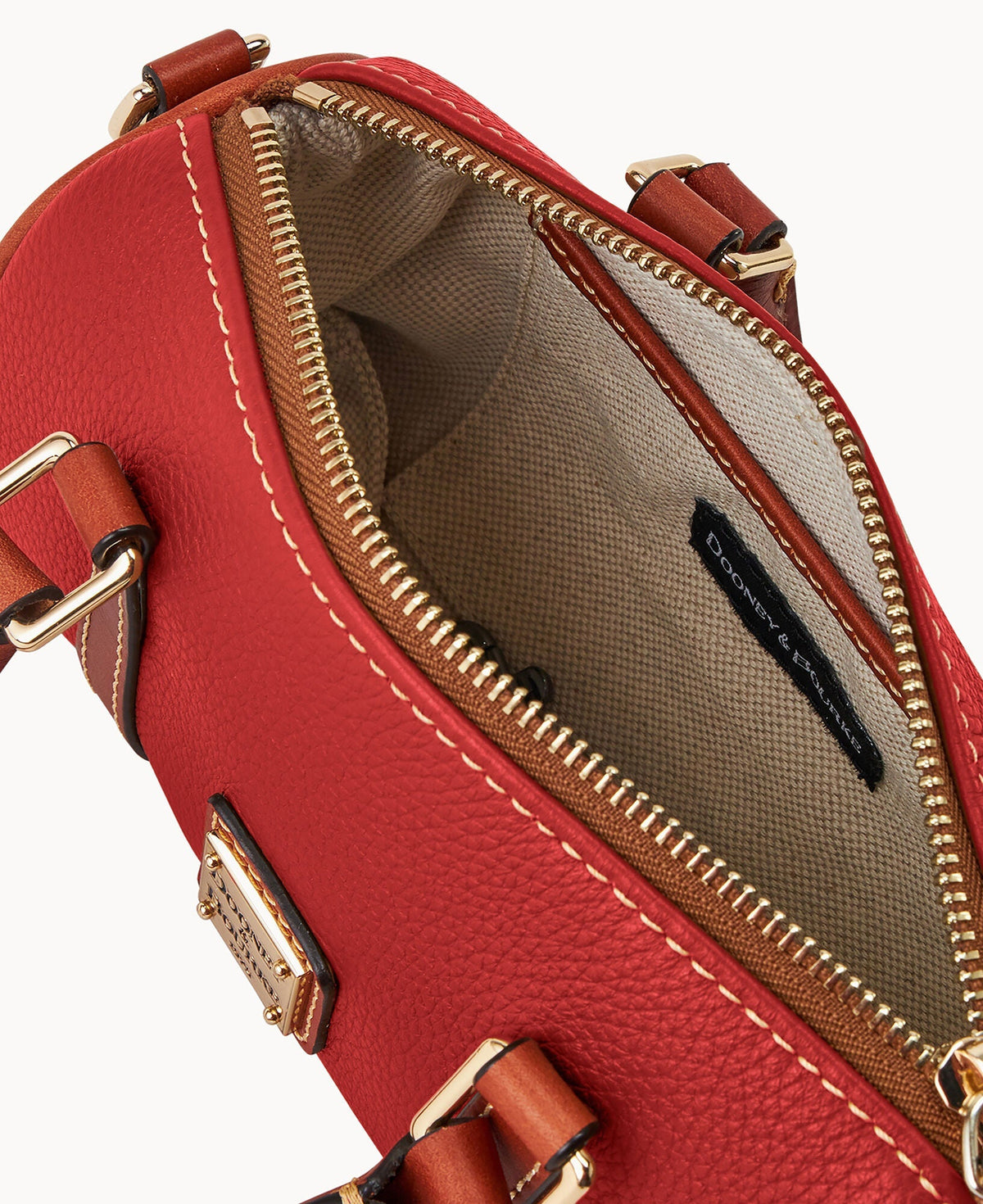 Pebble Grain Crossbody Barrel Satchel 20