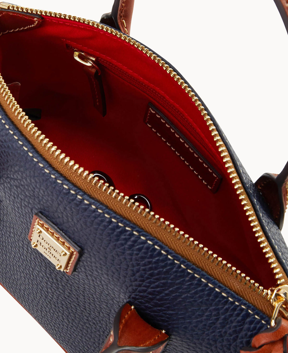 Pebble Grain Small Madeline Satchel