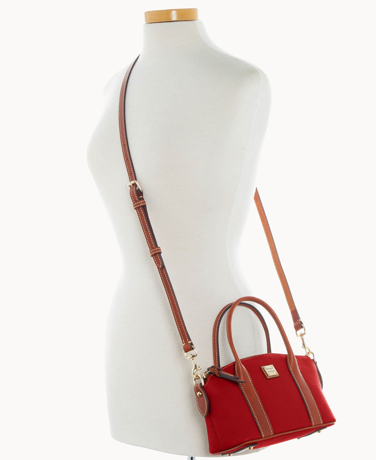 Pebble Grain Small Madeline Satchel