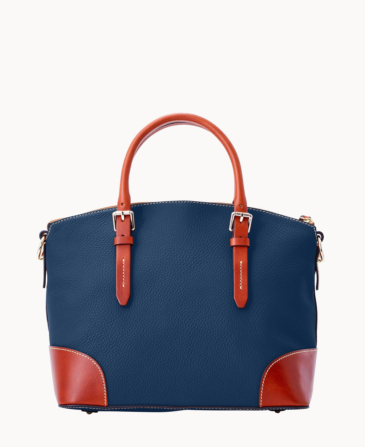 Pebble Grain Domed Satchel