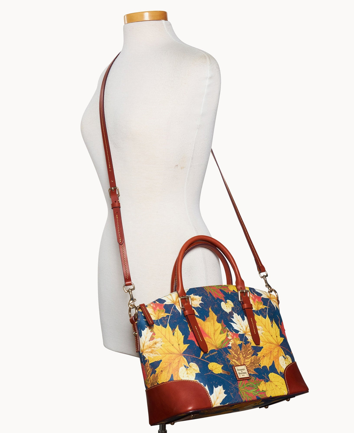 Maple Leaf Domed Satchel