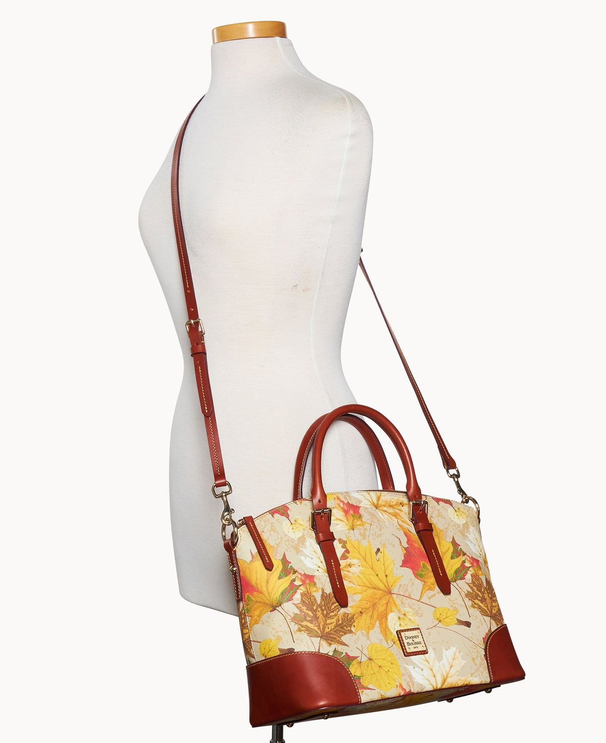 Maple Leaf Domed Satchel