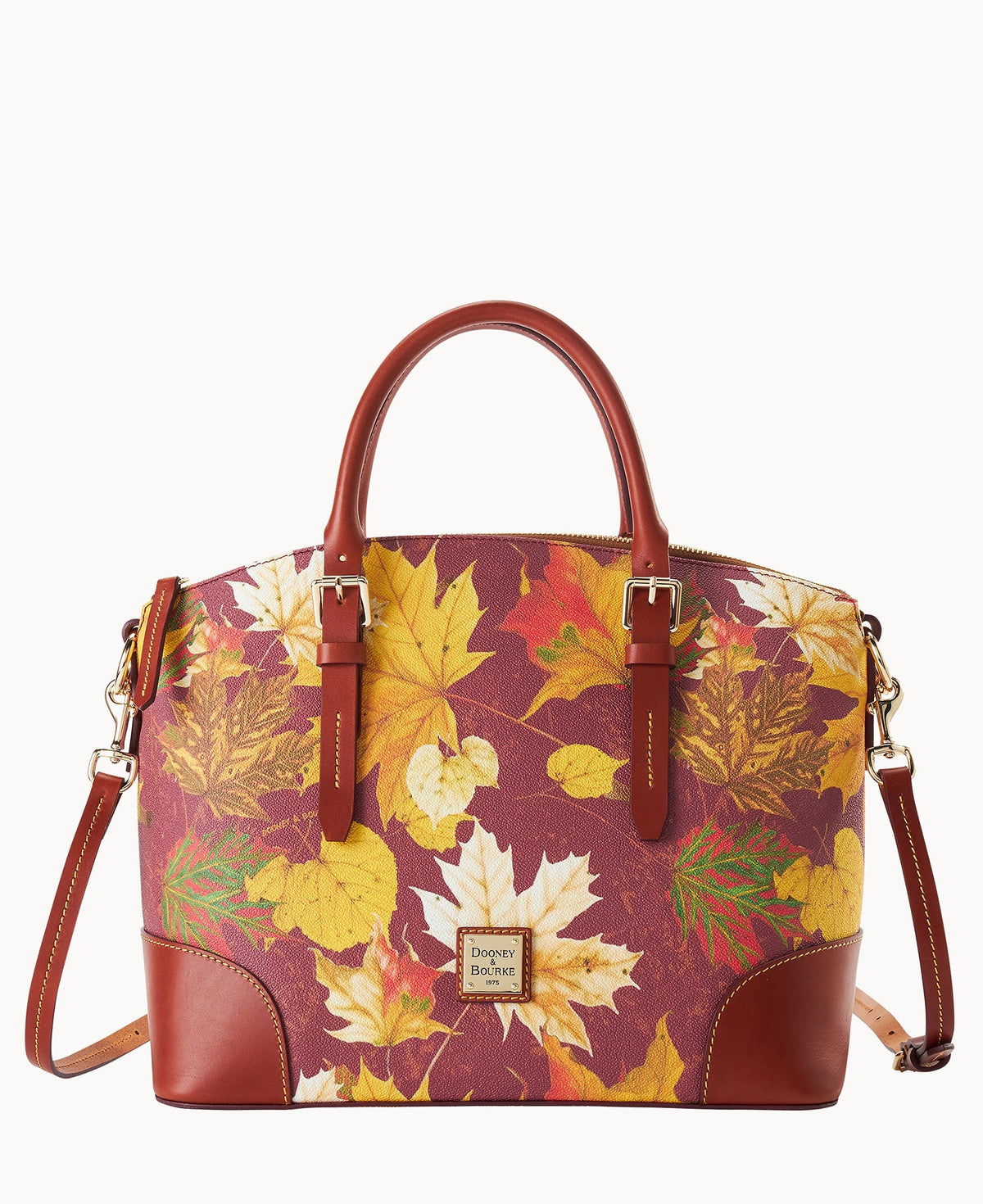 Maple Leaf Domed Satchel