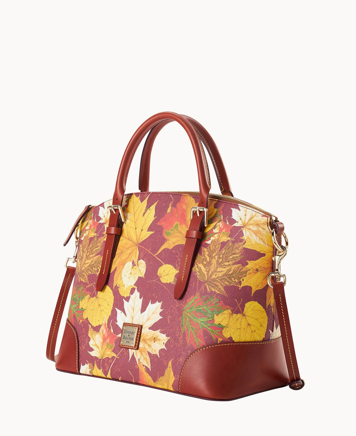 Maple Leaf Domed Satchel