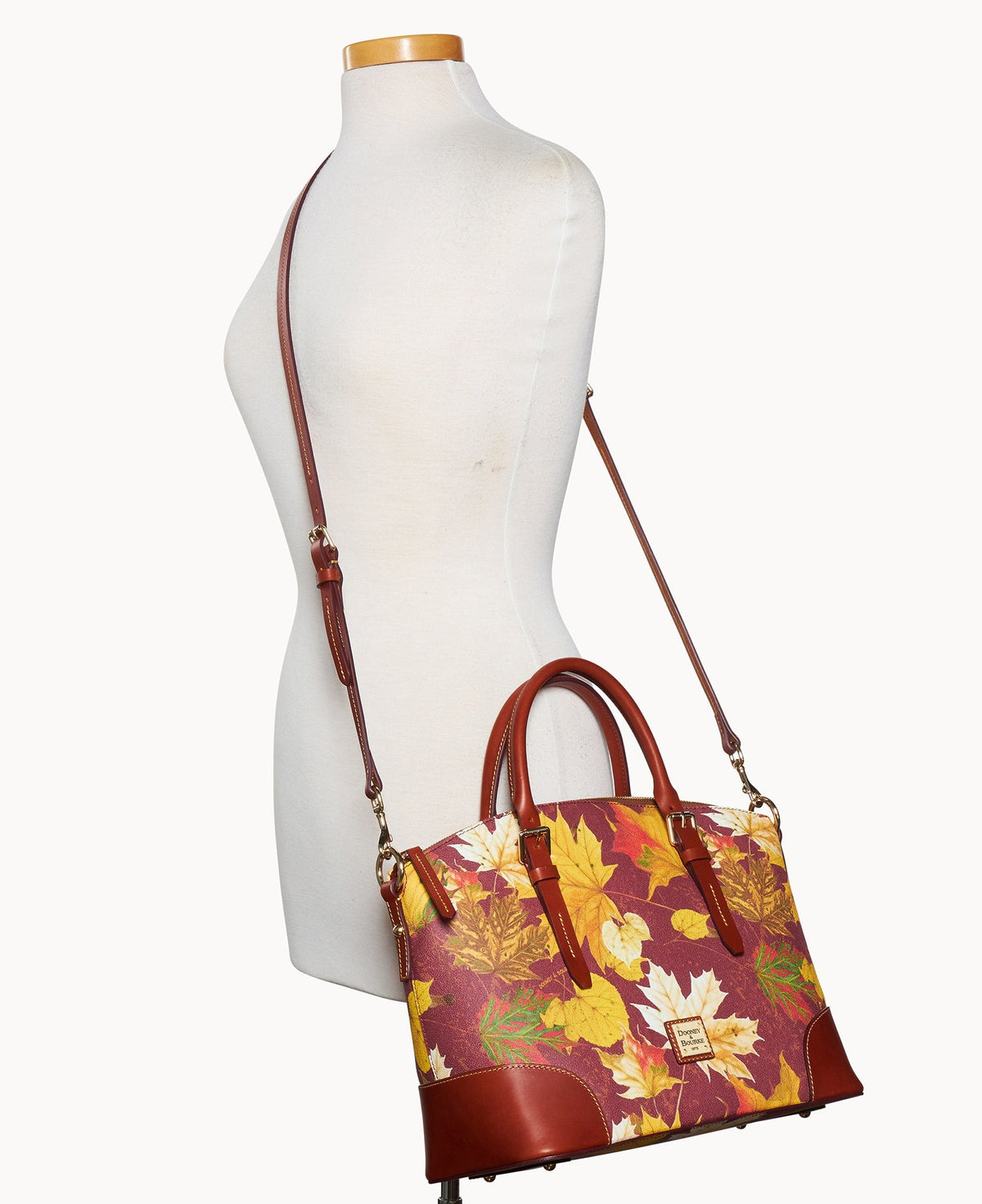 Maple Leaf Domed Satchel