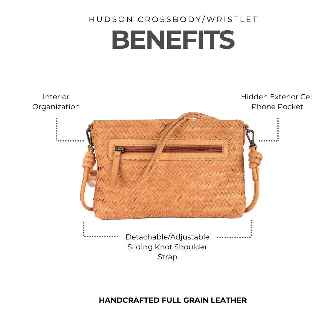 Hudson Leather Crossbody Bag