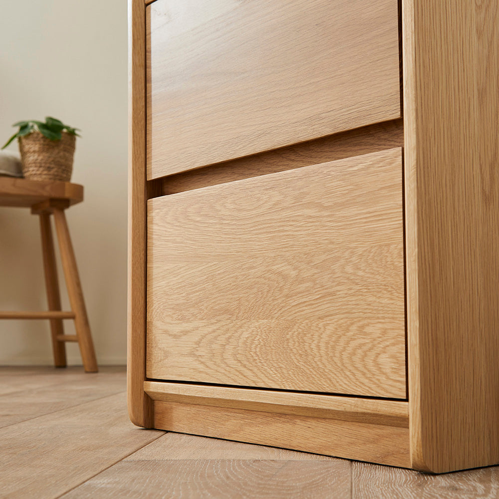 Beckett Oak Bedside Table