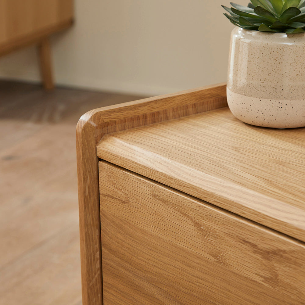 Beckett Oak Bedside Table