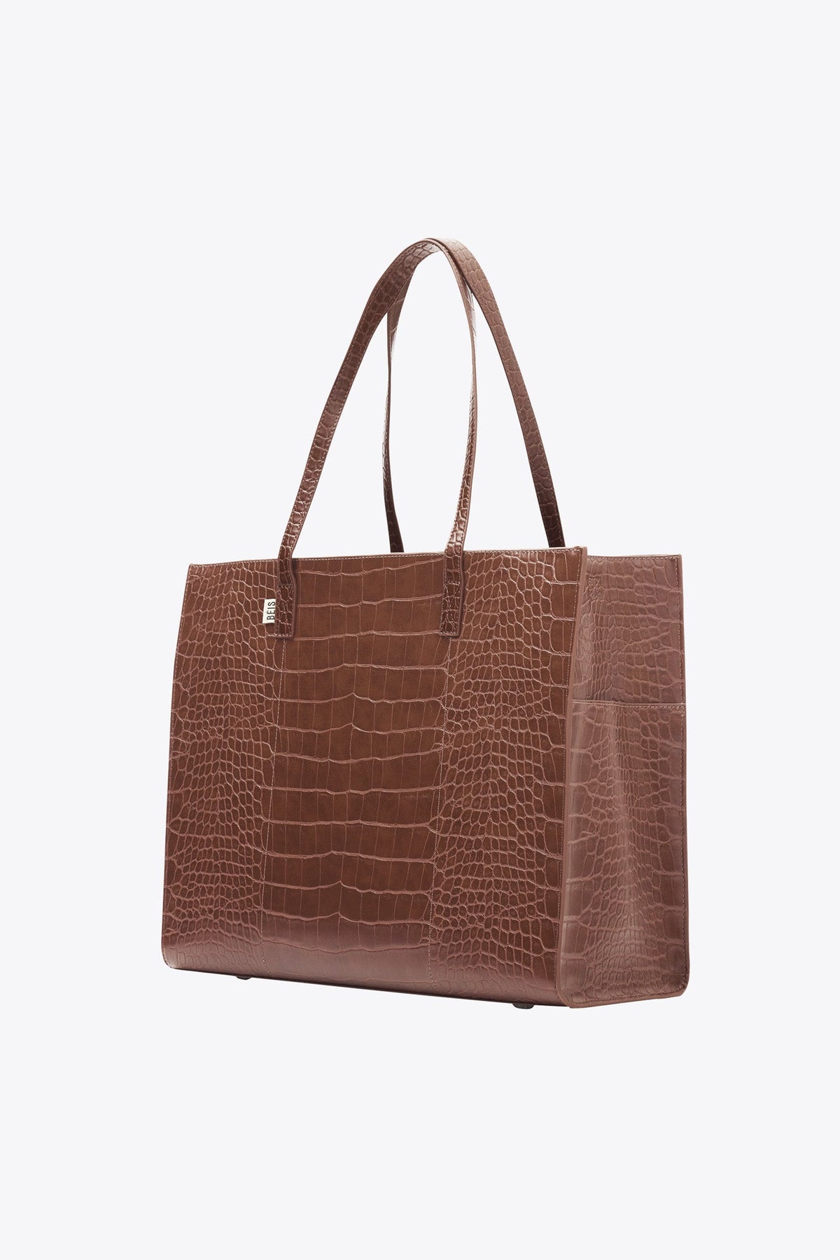 Resale The Large Work Tote in Maple Croc
