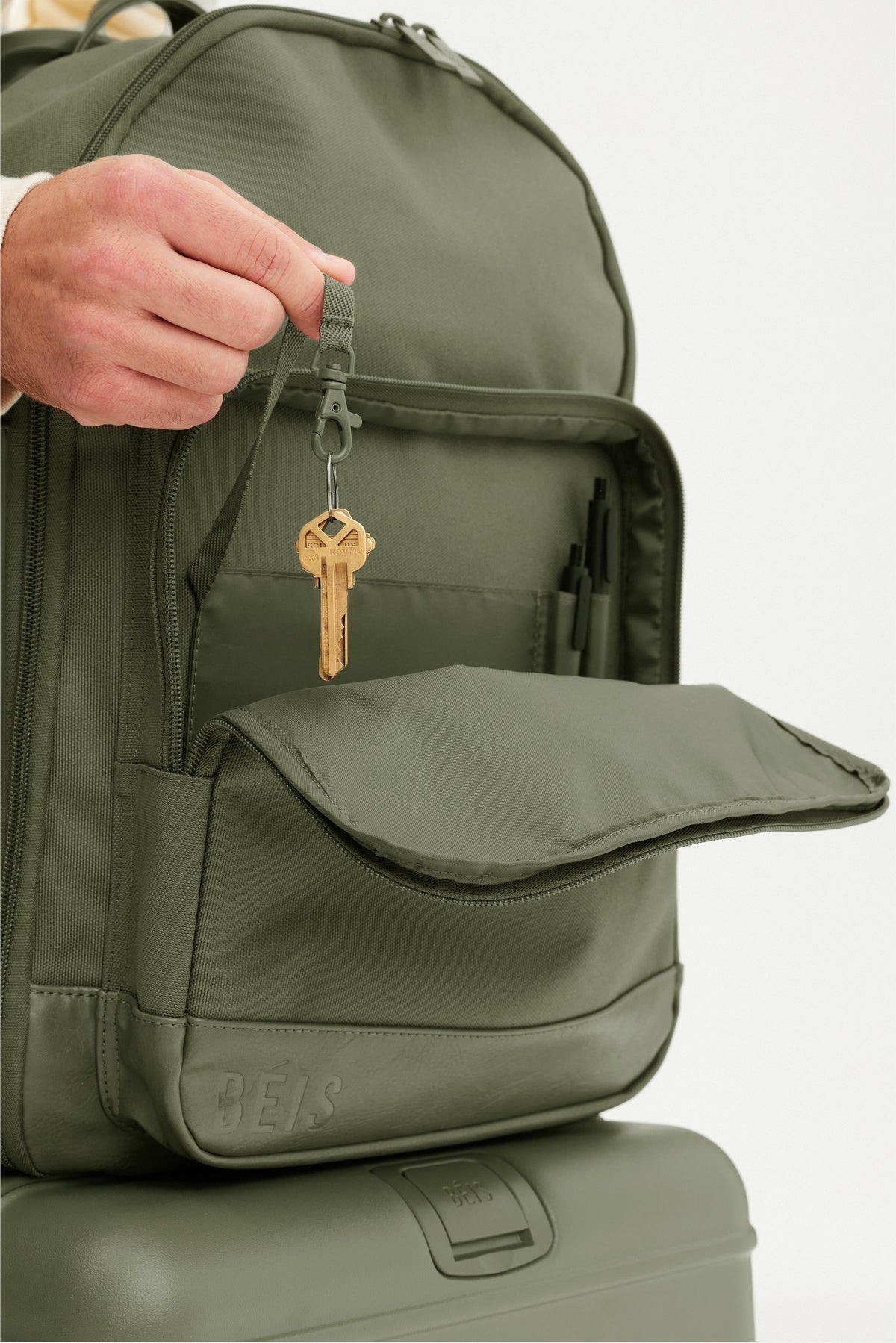 Resale The Travel Backpack in Olive