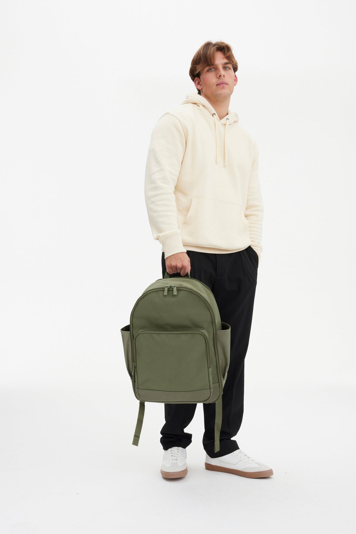 The Travel Backpack in Olive