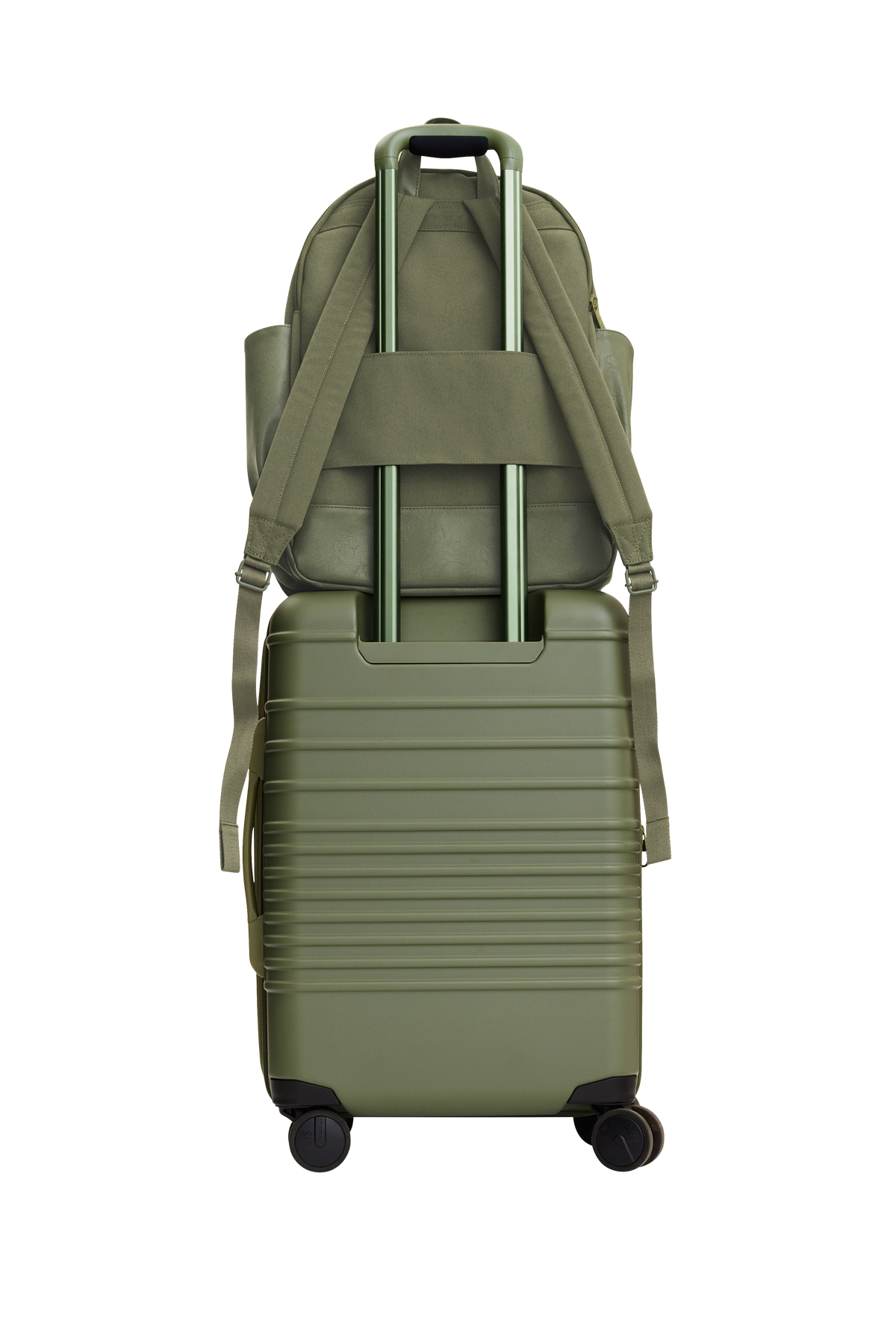 The Travel Backpack in Olive