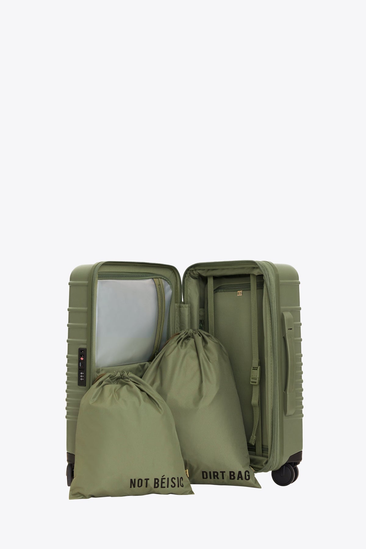 The Medium Check-In Roller in Olive