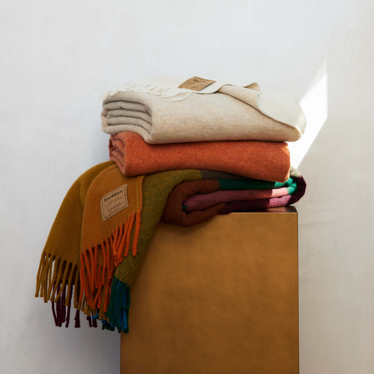 Two-Toned Lambswool Throw Blanket - Last Call