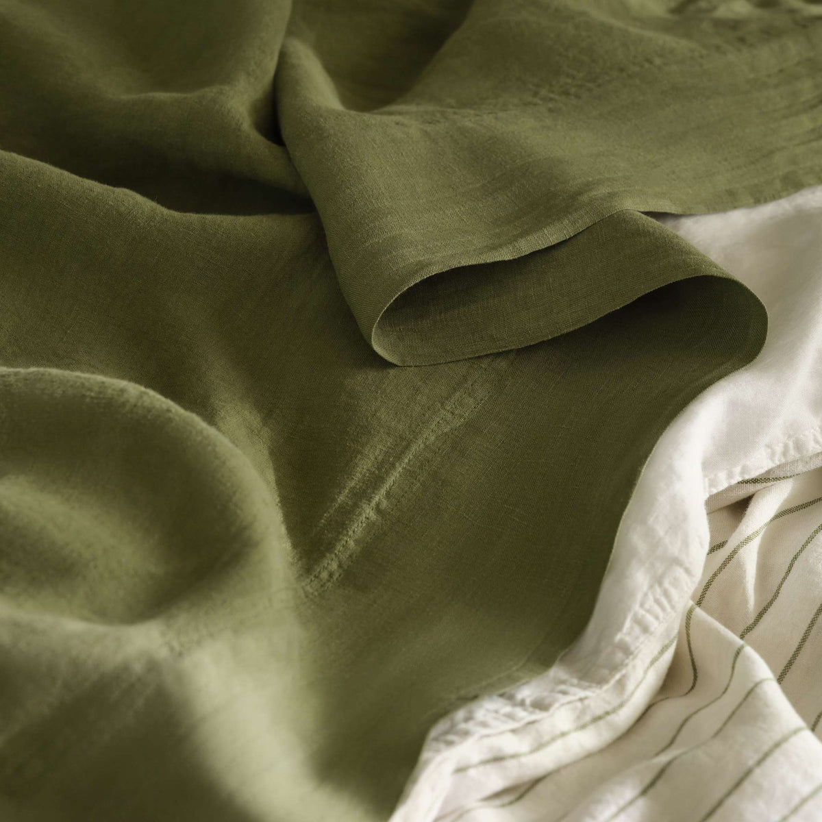 Washed European Linen Duvet Set