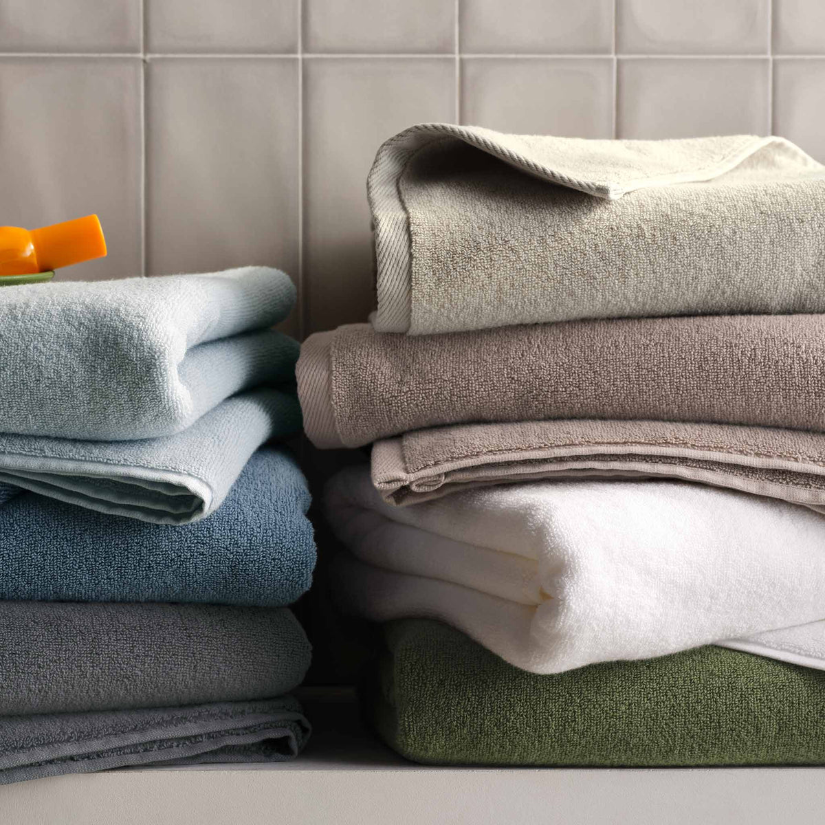 Plush Turkish Cotton Washcloths Set of 2
