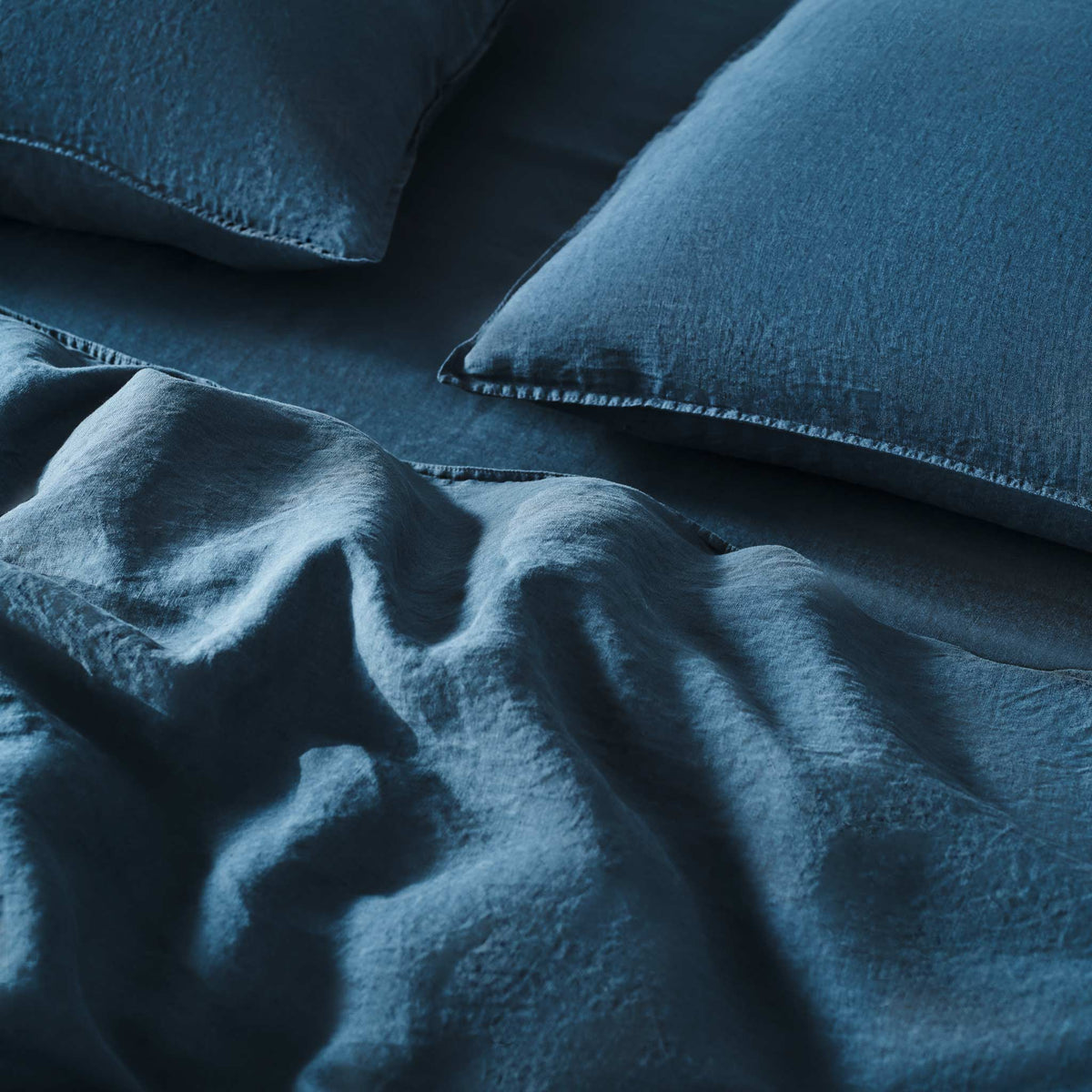 Washed European Linen Duvet Set