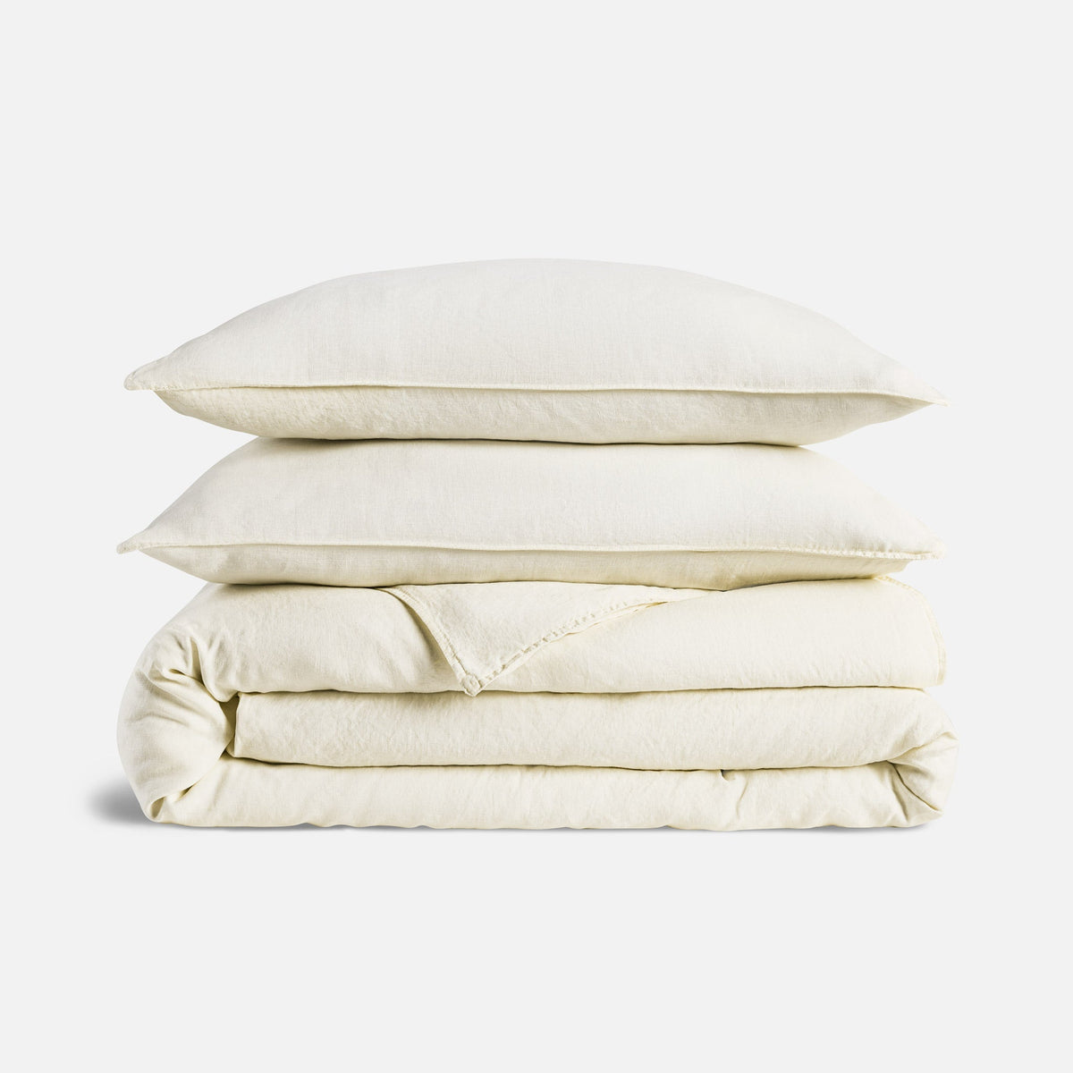 Washed European Linen Duvet Set