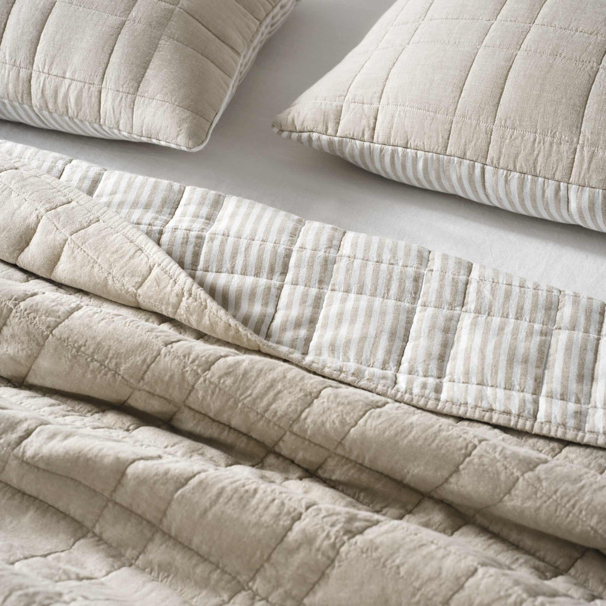 Washed European Linen Quilt - Last Call