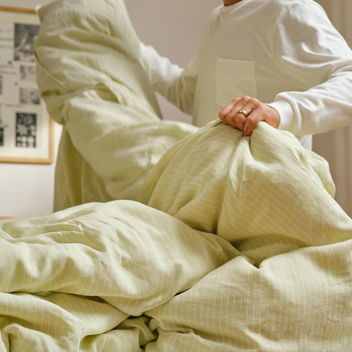 Washed European Linen Duvet Set