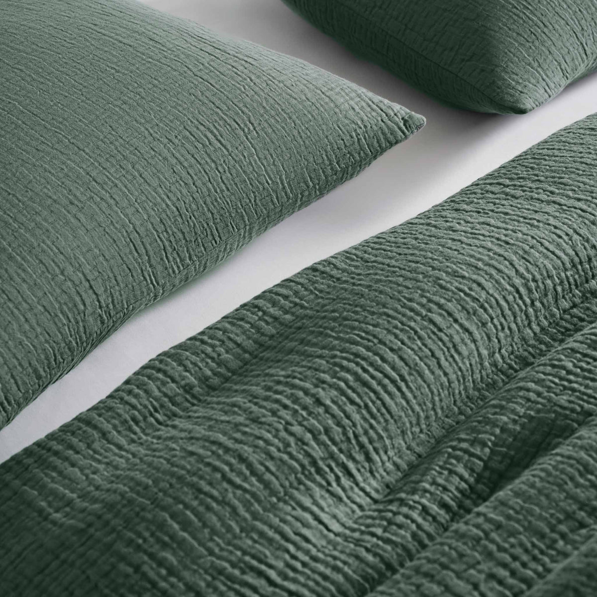 Breezeweave Crinkle Cotton Duvet Cover - Last Call