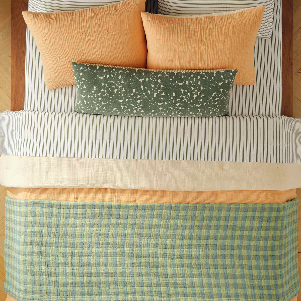 Breezeweave Cotton Gingham Bed Blanket - Last Call