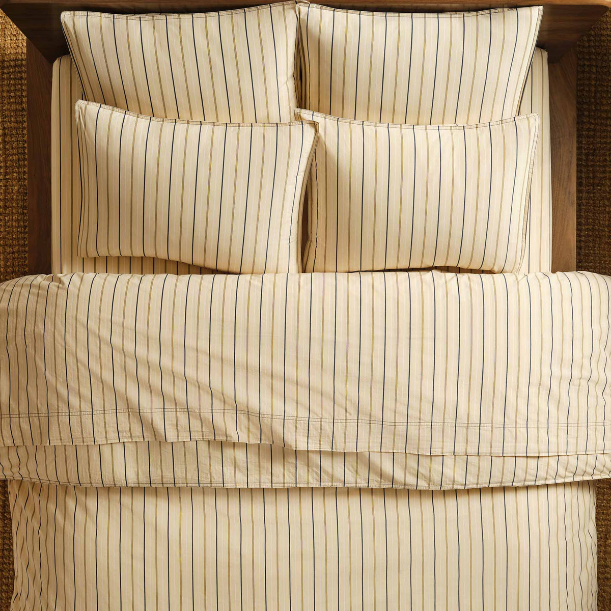 Set of 2 Washed Classic Percale Core Sheet Set Bundle